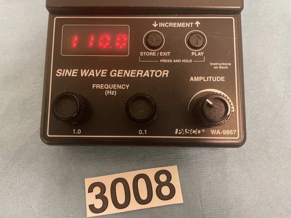 Pasco WA-9867 Scientific Sine Wave Generator