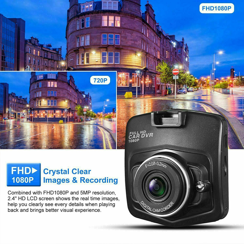 2.4" HD 1080P Car DVR Camera Video Loop Recorder Dash Cam Motion Detection