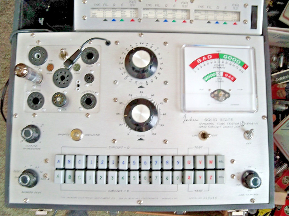 Nice Jackson 648-1 Tube Tester