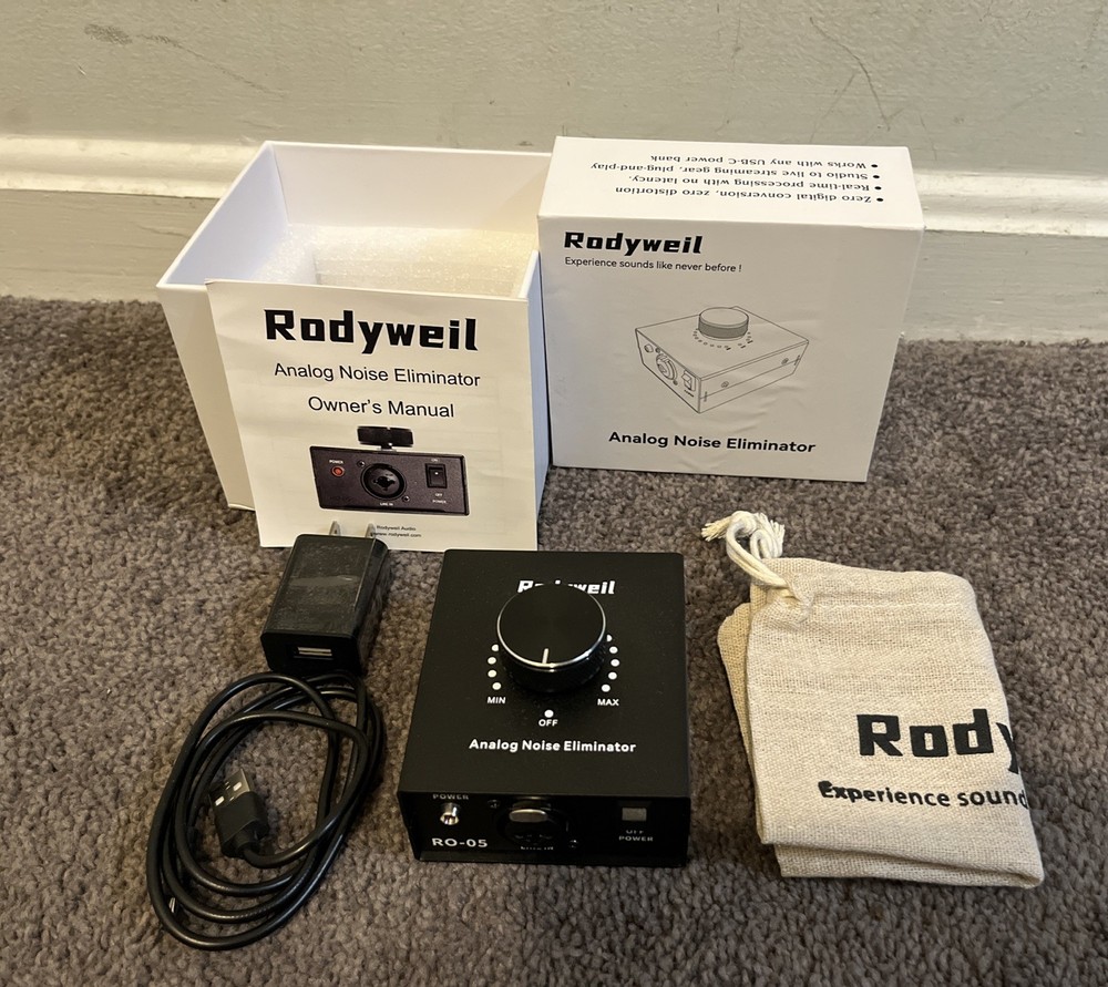 Rodyweil Vocal Noise Gate, Guitar Ground Loop Isolator,Feedback S