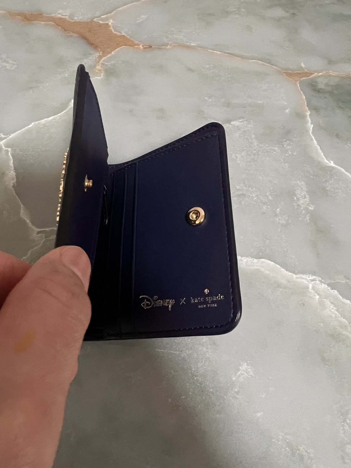 KATE SPADE X Disney LADY & THE TRAMP Dogs Small Billfold Wallet NEW without tag