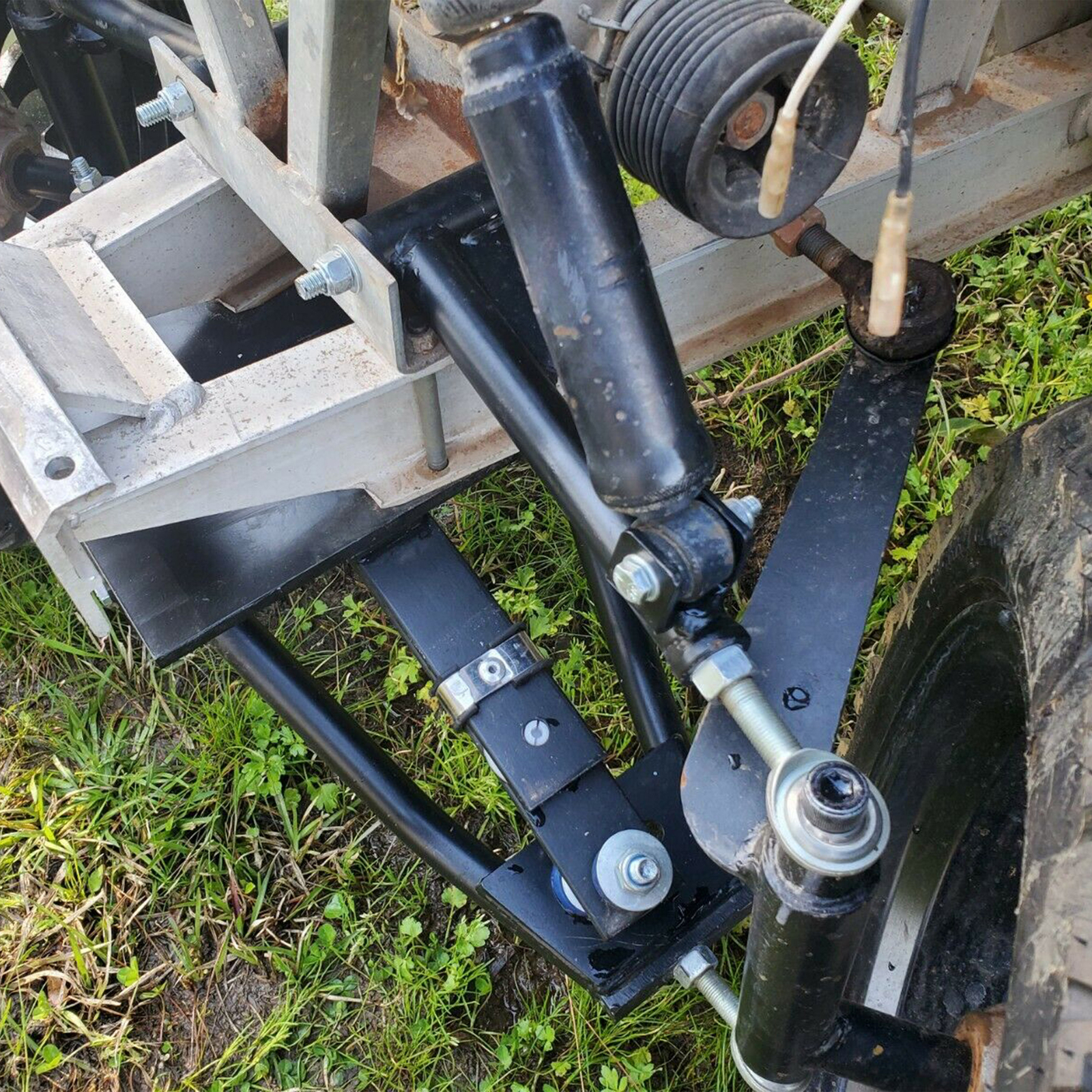 6" Double A-Arm Golf Cart Lift Kit For Club Car DS 1982-2003 Elec&Gas 23" Tire