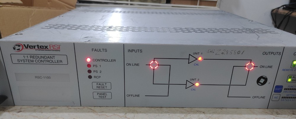 VertexRSI RSC1100 1:1 REDUNDANT SYSTEM CONTROLLER