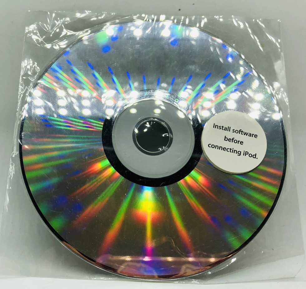 Vintage iPod Installation Software CD 2005 2Z691-5547 A