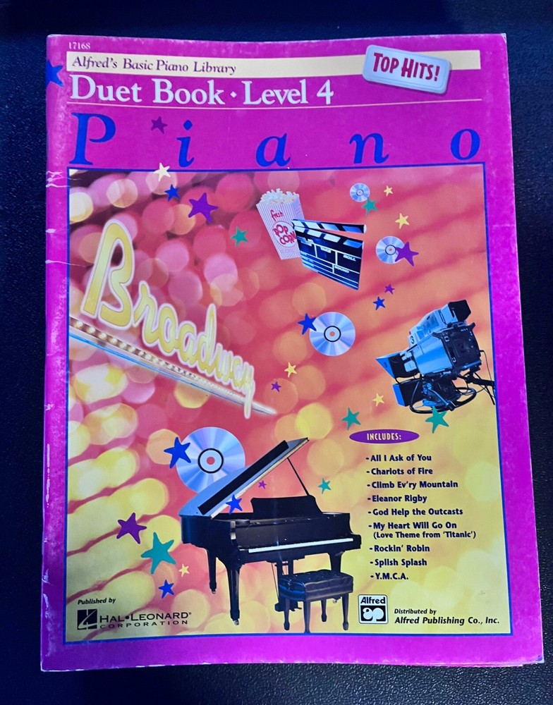 Alfred's Basic Piano Library Top Hits Duet Book Level 4