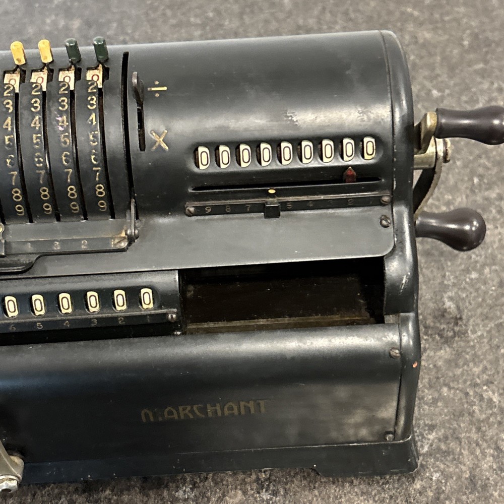 Antique Marchant Adding Calculating Machine Pony WORKING RARE 1920’s🔥