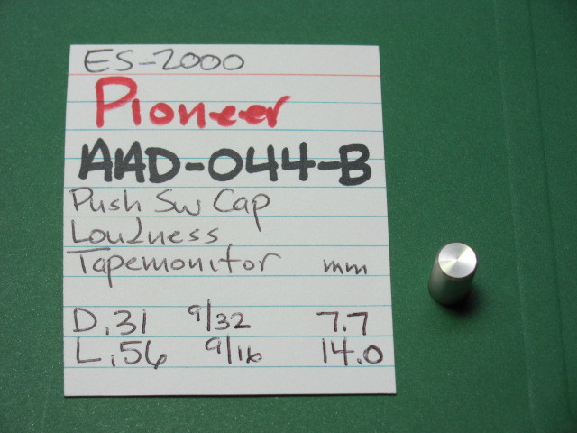 📈PIONEER AAD-044-B PUSH SWITCH CAP ES-2000 ENTERTAINMENT SYSTEM