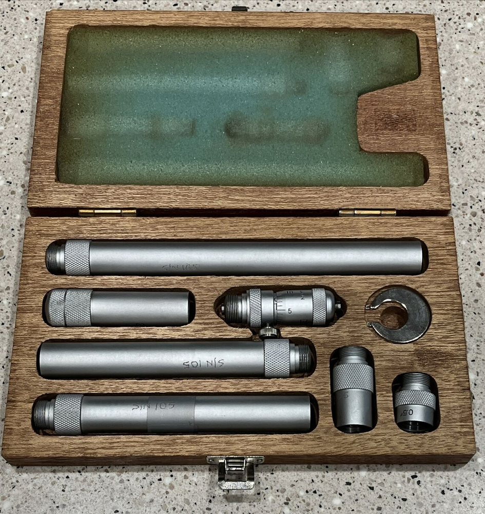 Fowler Standard Micrometers - 2 - 20 Inch - Inch - .001 Inch - Inside