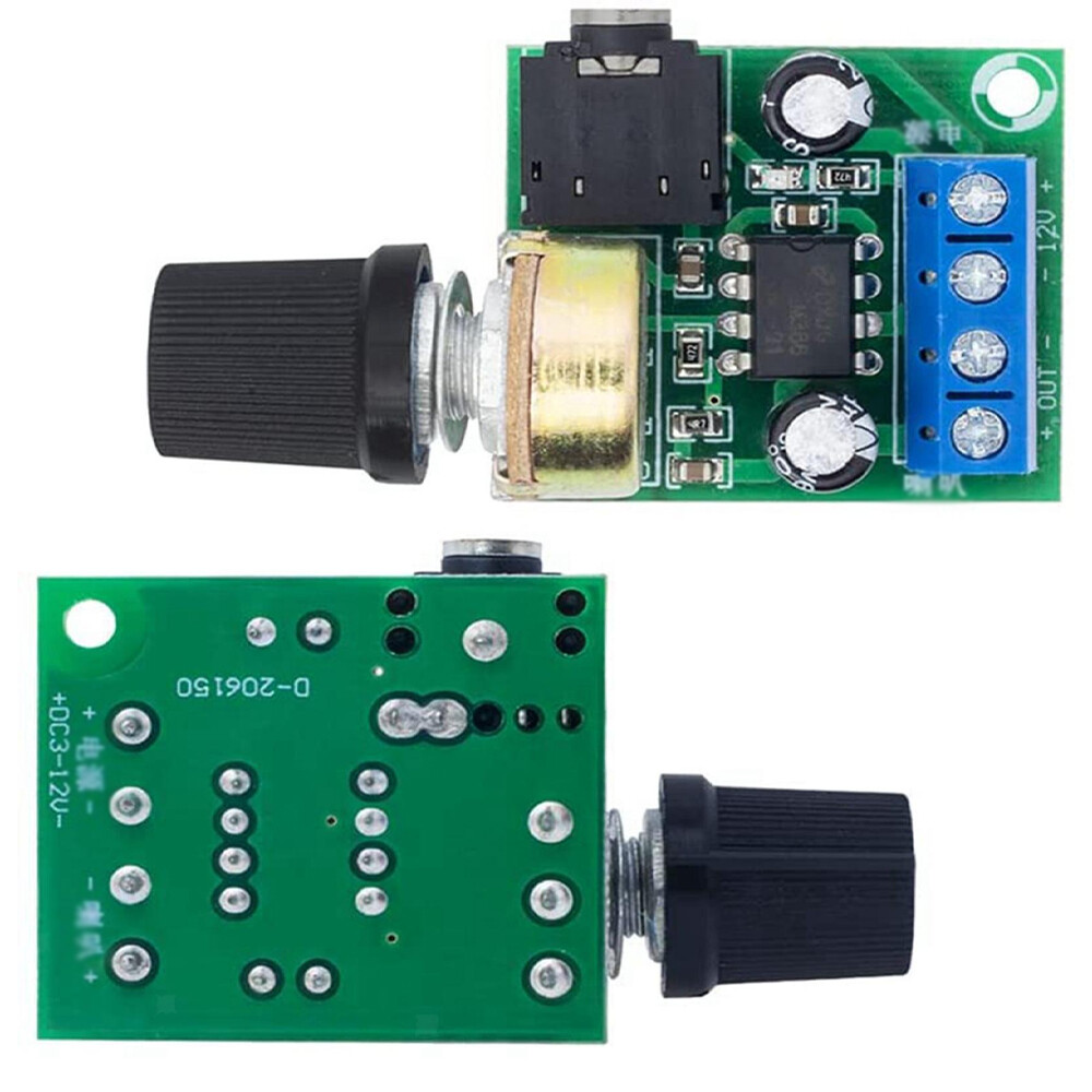5 Pack Volume LM386 Mini Mono Audio Power Amplifier Board DC3V~12V Module