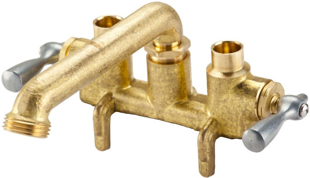 Gerber G0049531 Classics 2.2 GPM Deck Mounted Double Handle - Brass