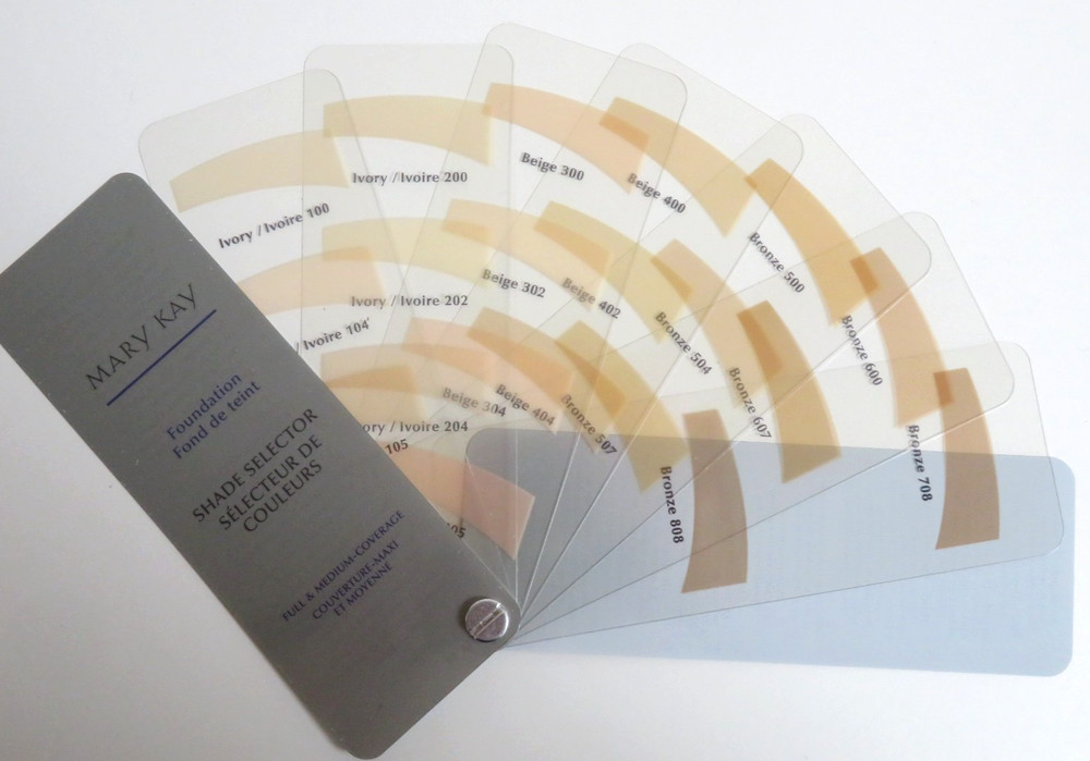 Mary Kay Foundation Shade Selector for Full & Medium Coverage Color Tool