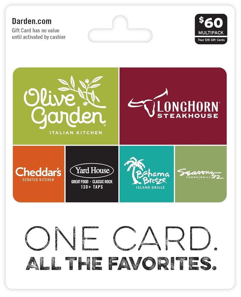 $60 Multi-Pack Gift Cards