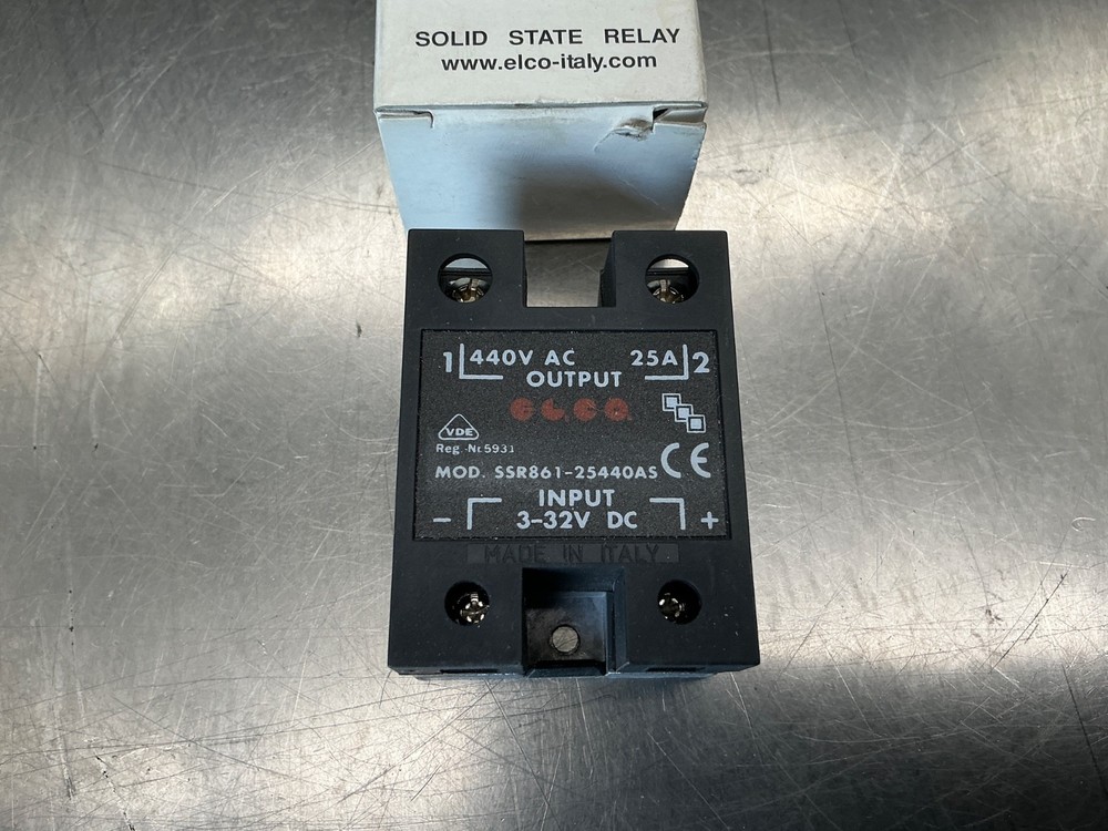 Elco SSR861-25440AS Solid State Relay 3-32vdc Input
