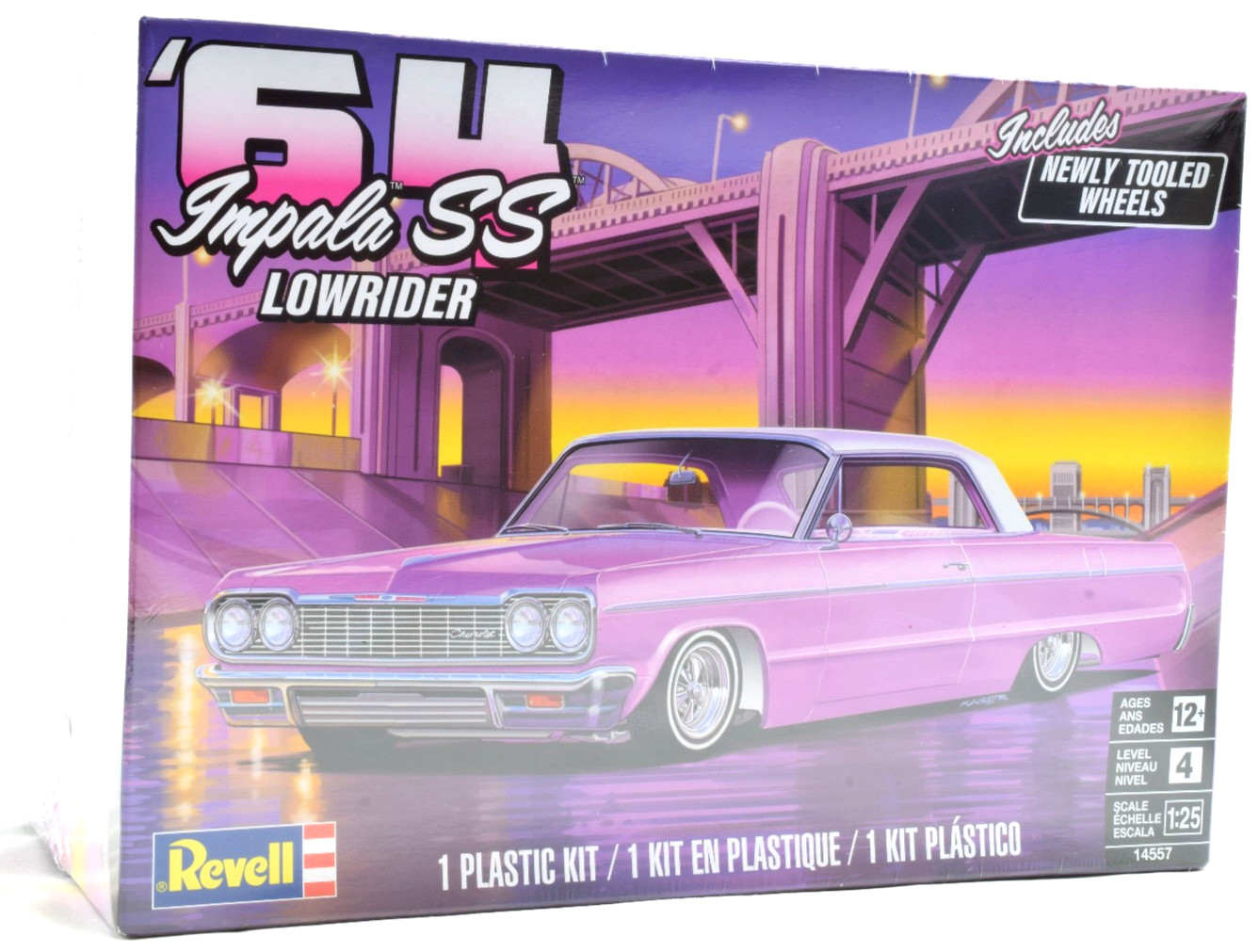 Revell 1964 Chevy Impala SS Lowrider - Newly Tooled Wheels 1/25 Model Kit 14557