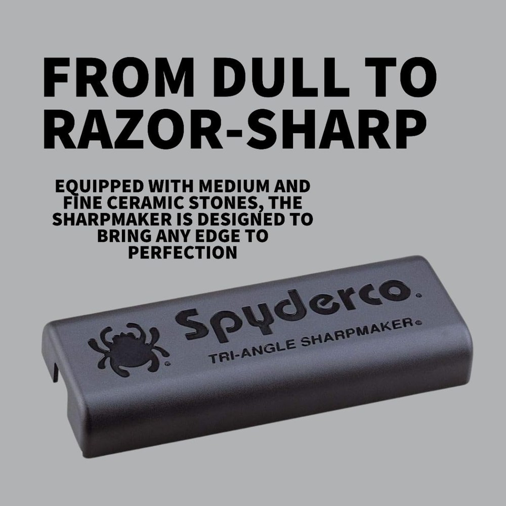 Tri-Angle Sharpmaker, Complete Knife Sharpening System with Medium Grit and F...