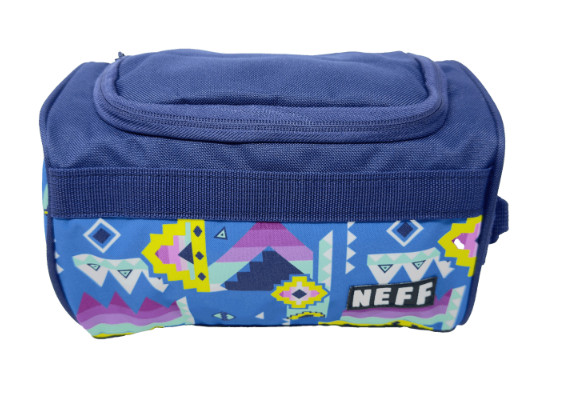 Neff Structure Dopp Kit Toiletry Bag - Blue - NEW
