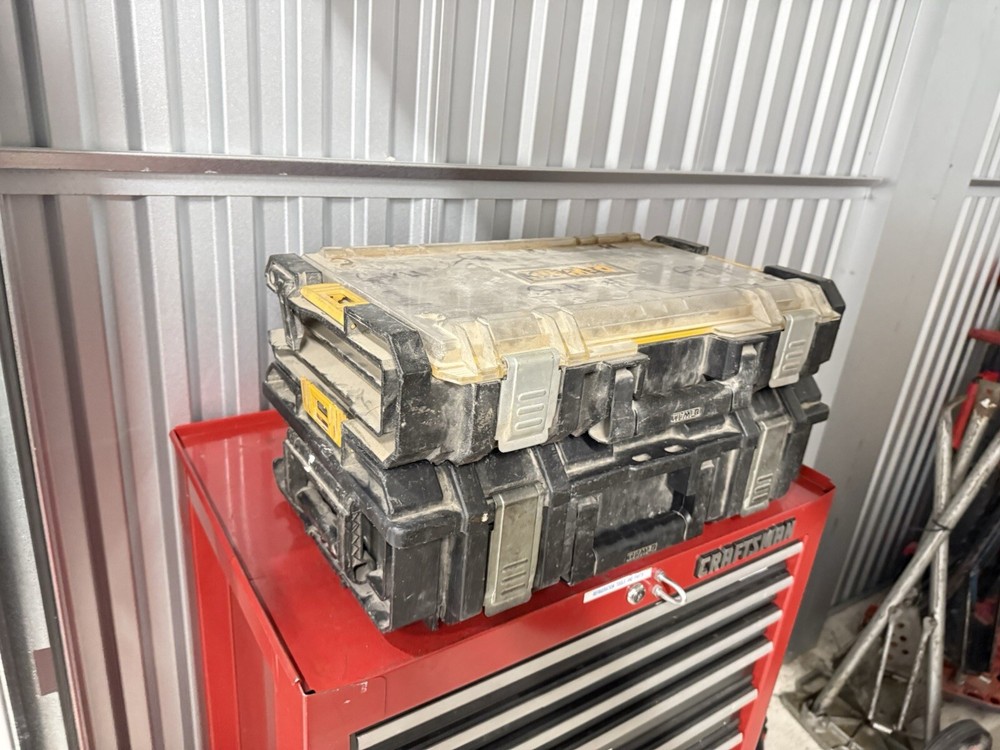 DeWalt Stackable Tool Boxes And Drills