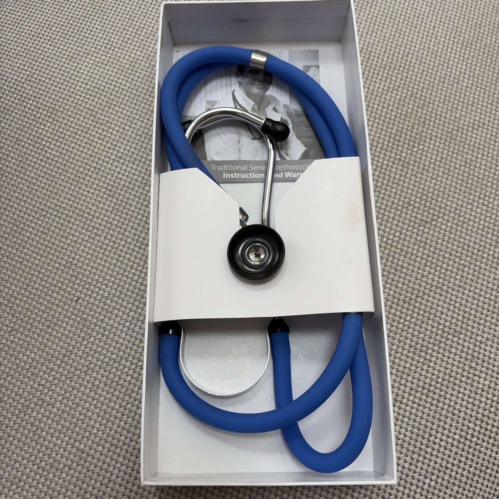 Clinical Spraguelite™ Stethoscope, Dark Metallic Blue