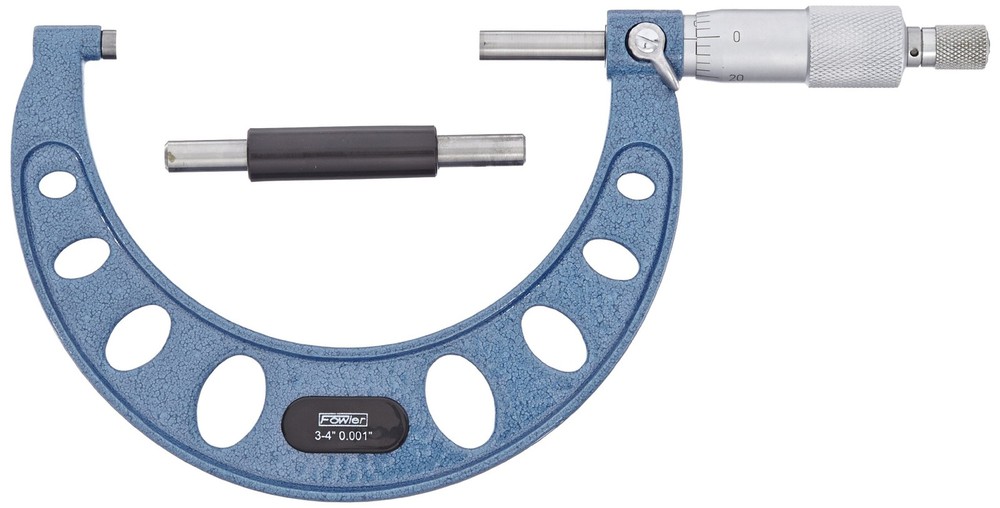 52-253-004-1, Premium Outside Inch Micrometer With 3-4" Measuring Range
