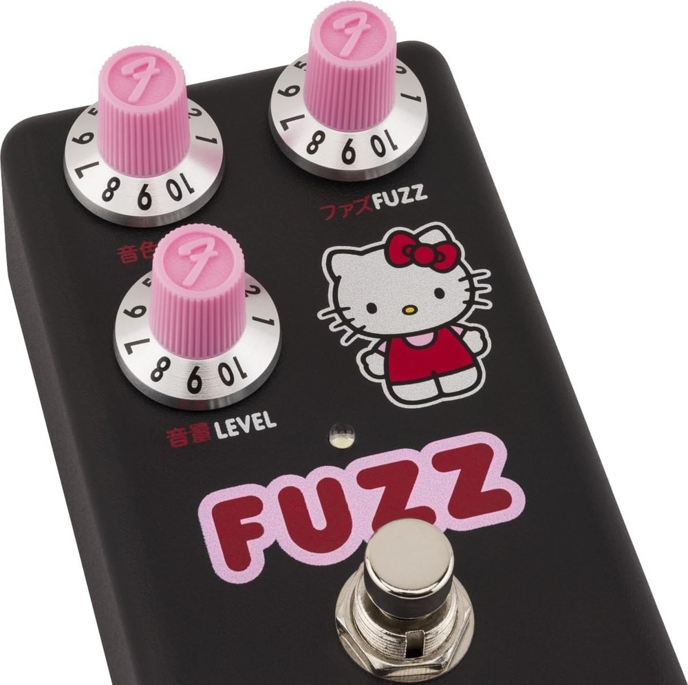 Fender Fuzz Pedal Hello Kitty Black