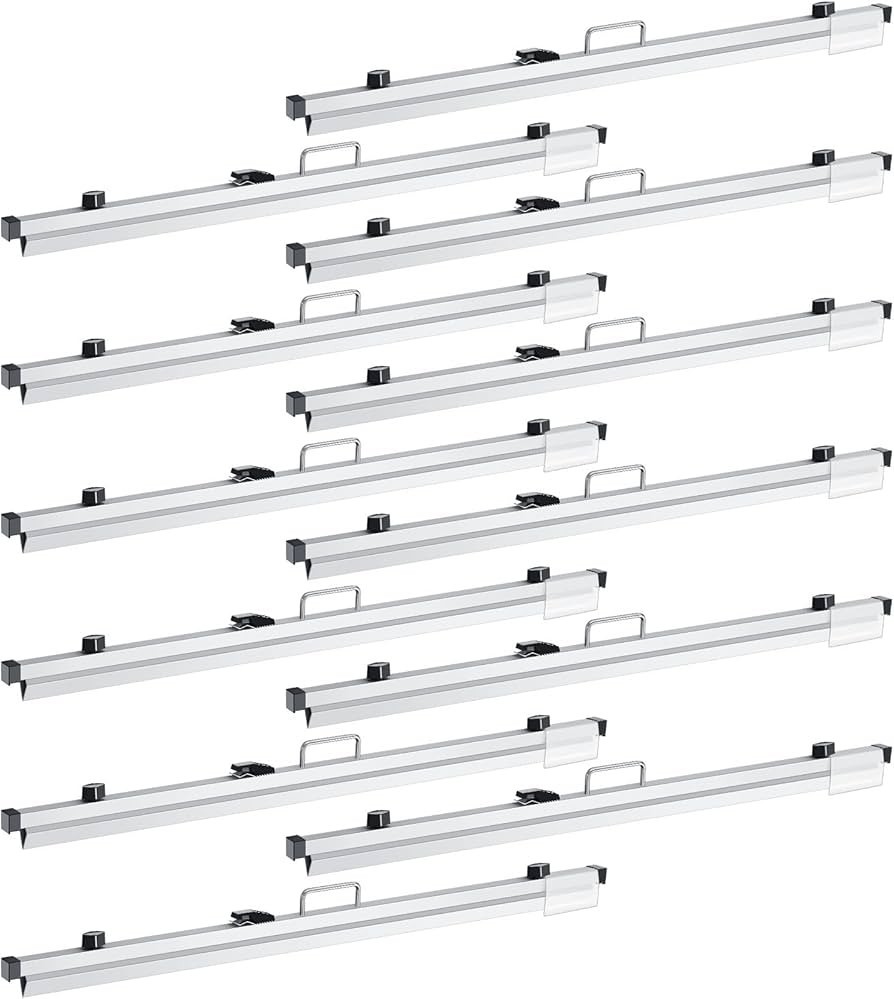 Estune 36” Blueprint Hanging Clamps Binding Strips 12-Pack