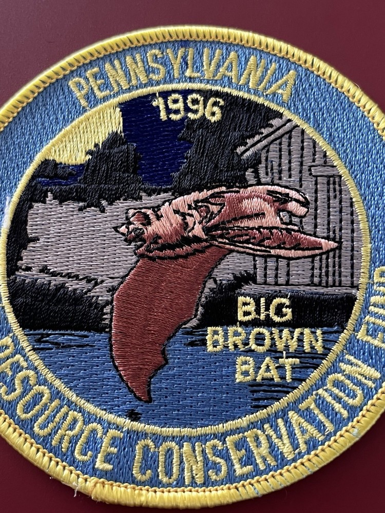 1996 PENNSYLVANIA WILD RESOURCE CONSERVATION FUND PATCH “BIG BROWN BAT”
