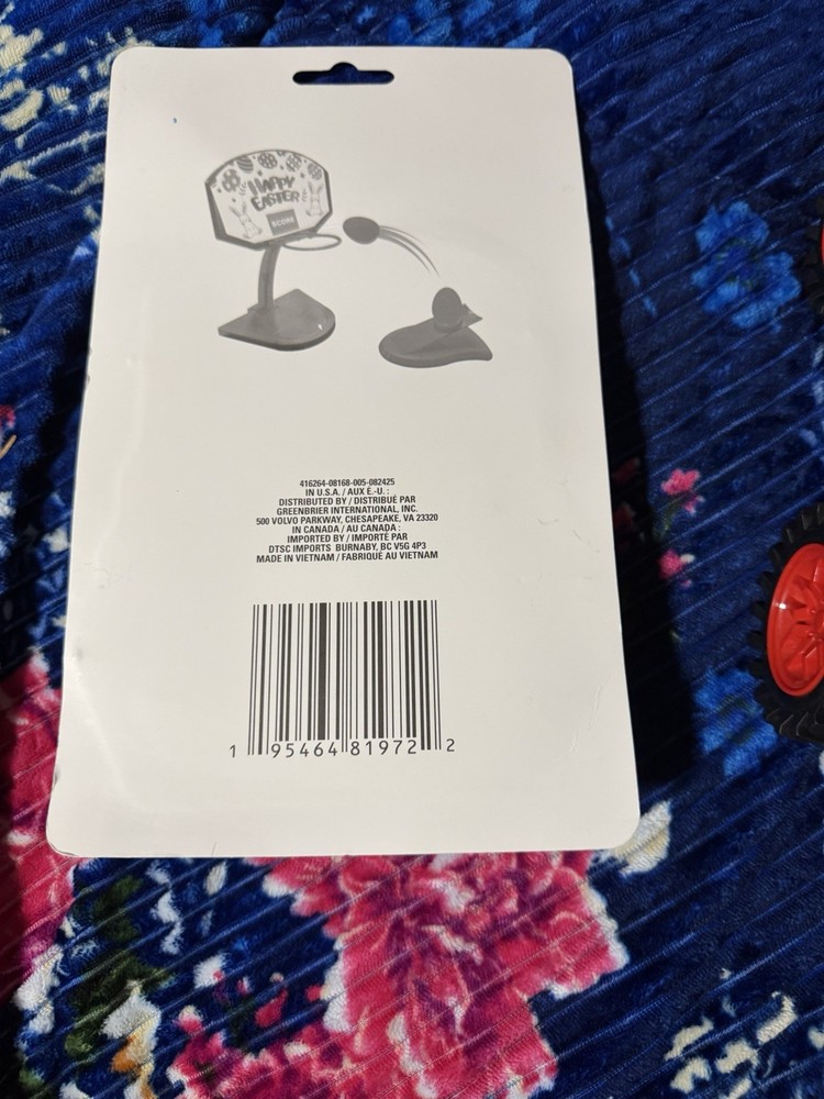 Greenbrier International Mini Easter Egg Basketball Game 10pc Easter Theme