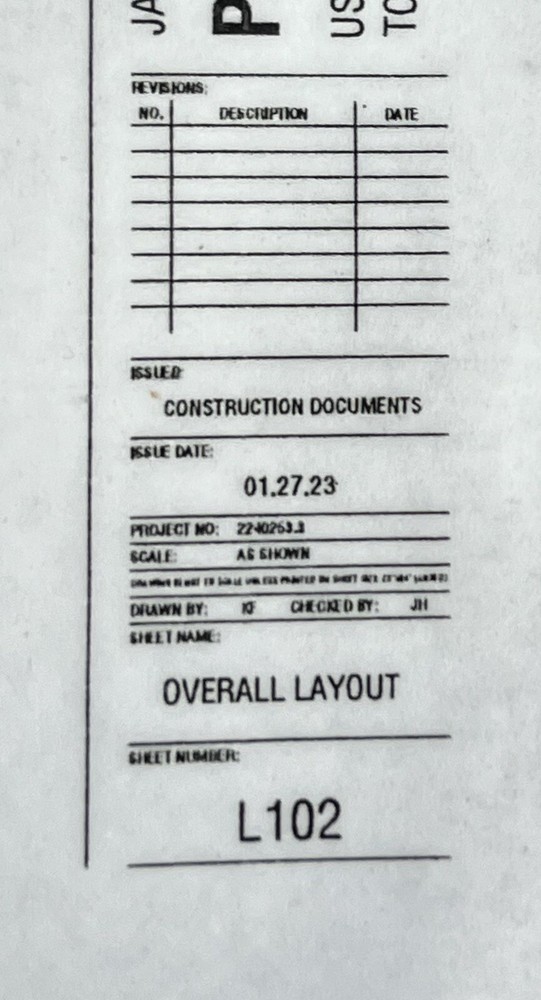 Wallace Design Collective. Architecture Blueprint. Laminated. Oklahoma Historic