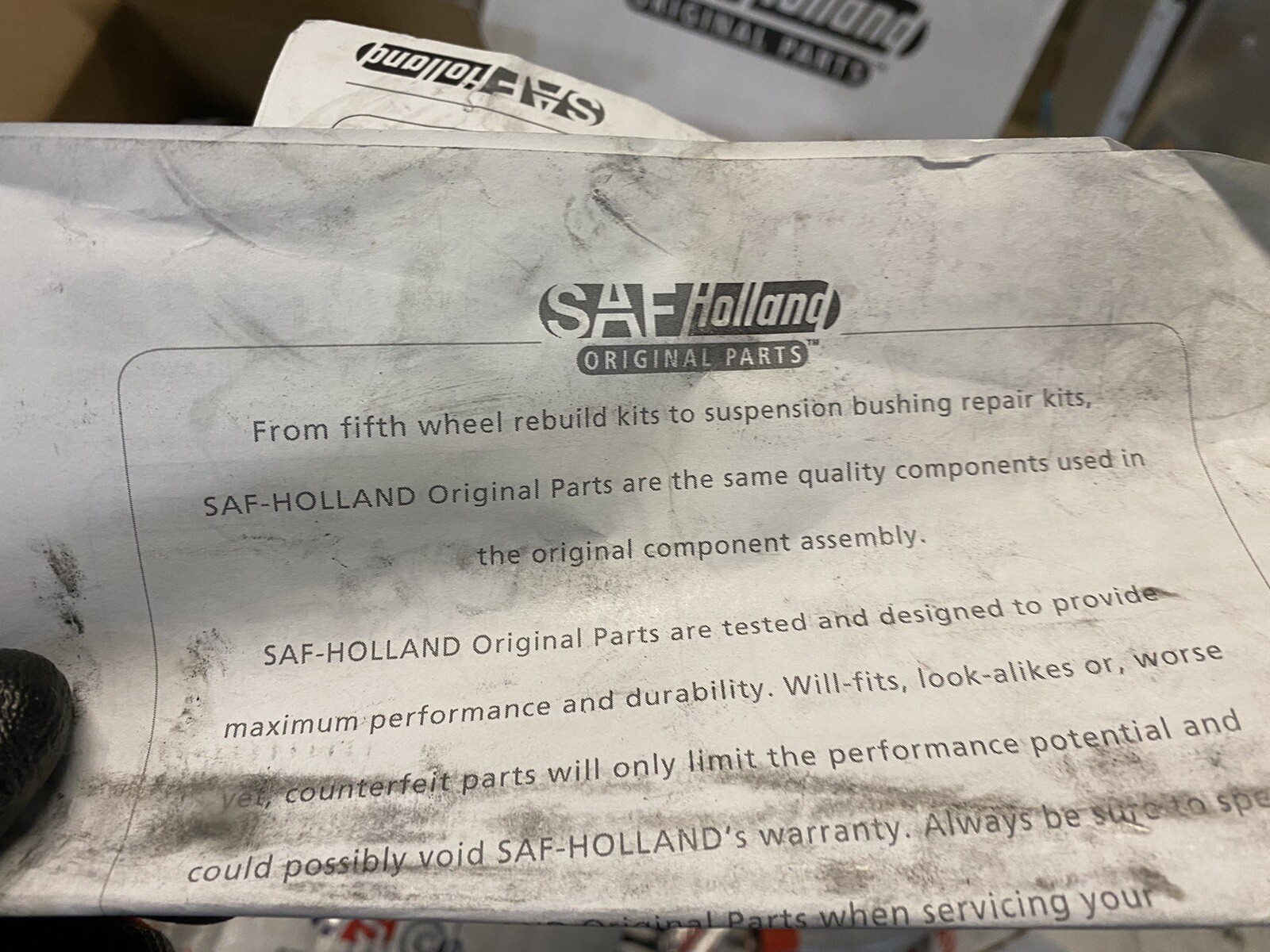 1cs SAF Holland 48100695 SRK-829 Pivot Bushing Kit