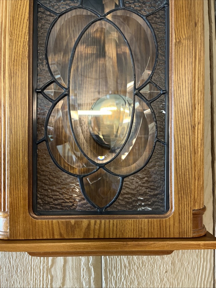 Boston Clock Co Quartz Pendulum Wall Clock Westminster Chime (Works)