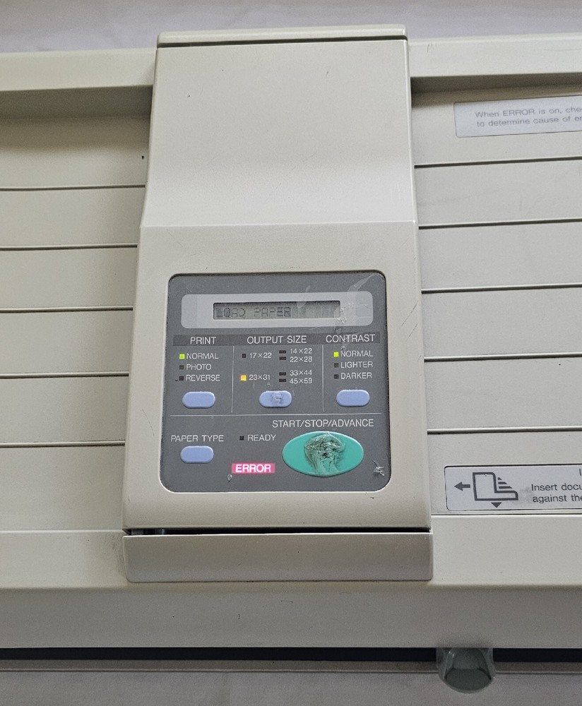 VARITRONICS PROIMAGEPLUS PLUS POSTER PRINTER FULLY FUNCTIONAL SEE PICTURES(USED)