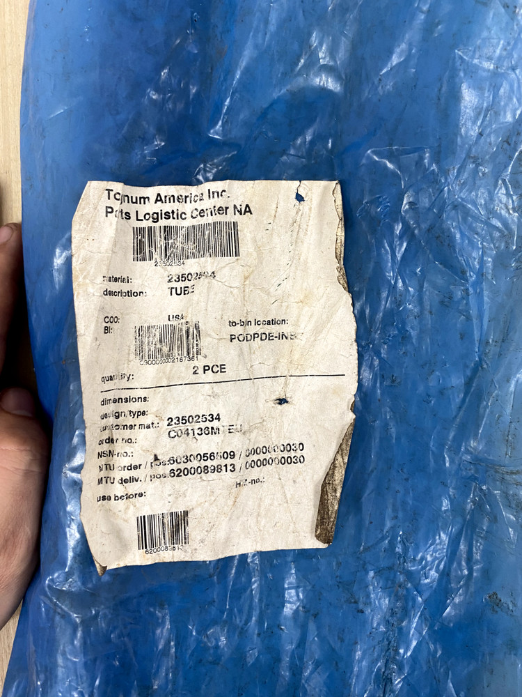 MTU 23502534, Tube
