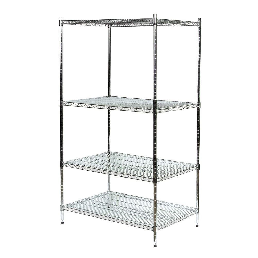 GRAINGER APPROVED 2KNZ3 Wire Shlv Unit,Cap:600 lb,36inx63inx60in 2KNZ3