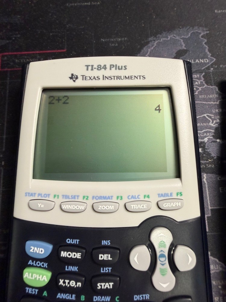 Texas Instruments TI-84 Plus Graphing Calculator Black With Cover