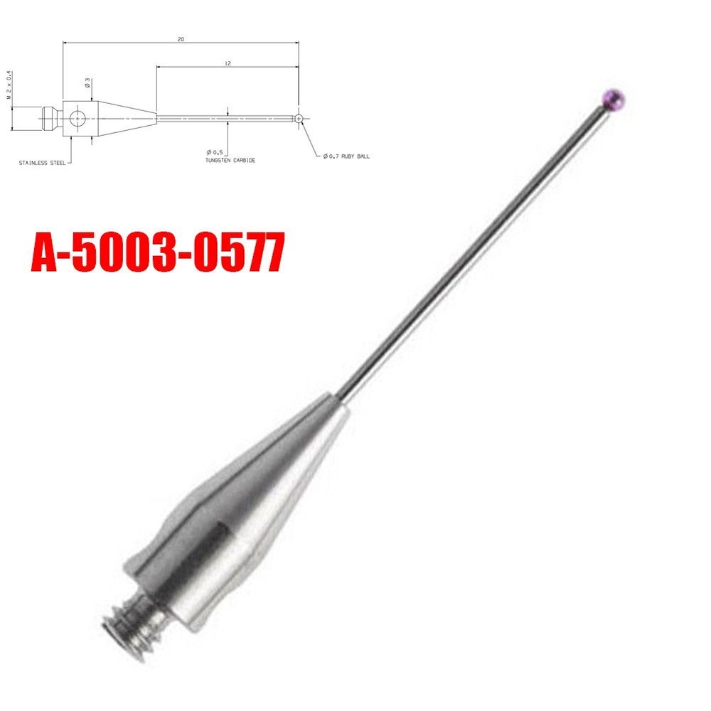 CNC Machine CMM Probe Stylus with A50030577 Model M2 Thread 0 7mm Ball