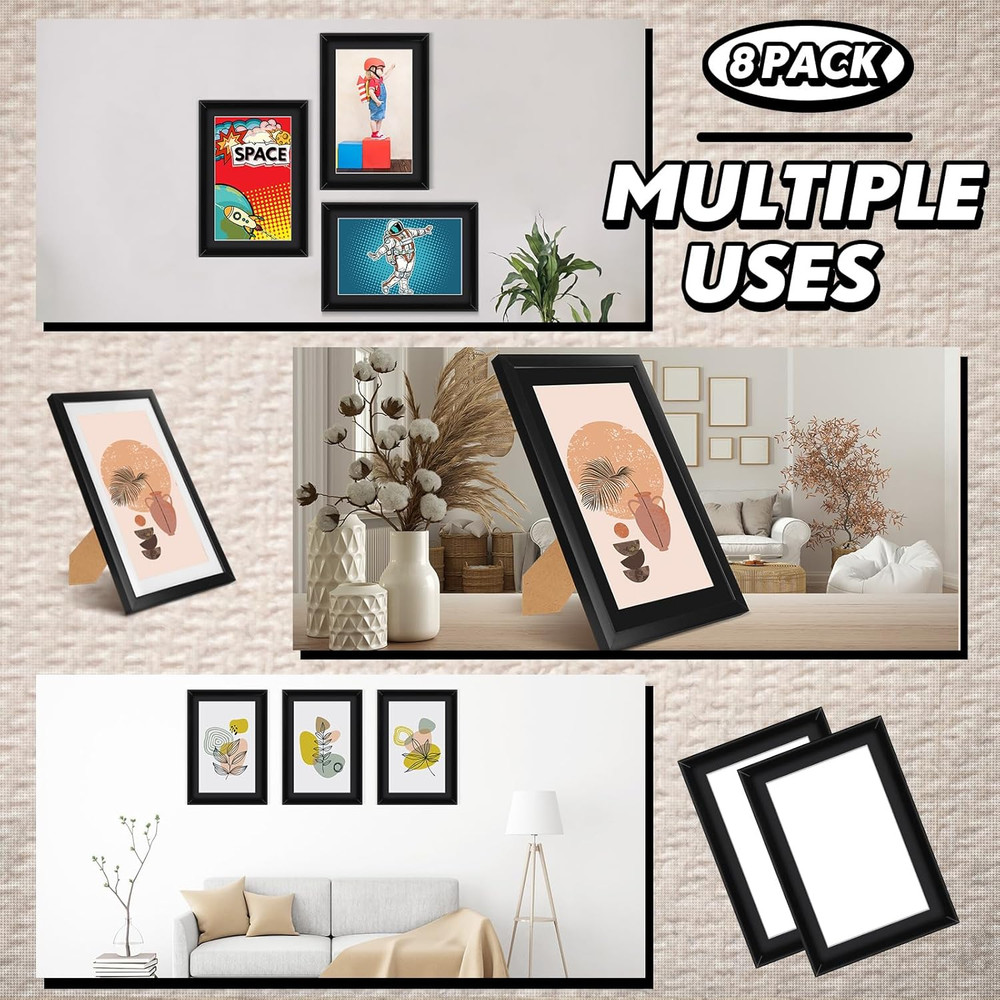 8 Pack Comic Book Frame, UV Protection, Comic Picture Magazine Frames