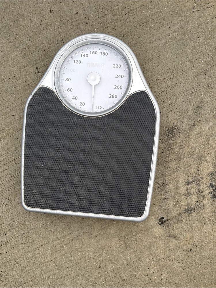 Thinner Extra-Large Dial Analog Precision Bathroom Scale, Analog Bath Scale