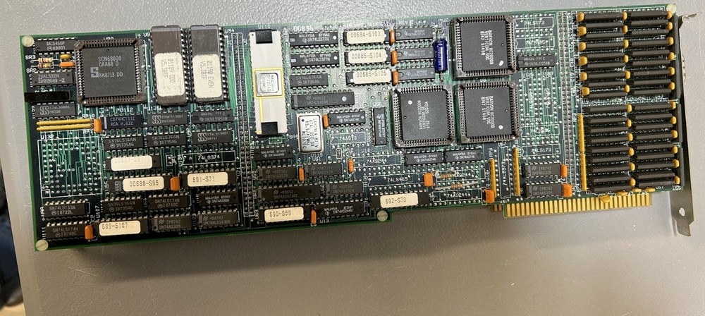 Verticom Inc EGA  8 Bit ISA  Board Assembly