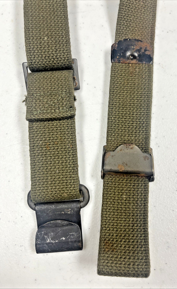 WW II Original M1 Garand Web Sling OD Flat Buckle