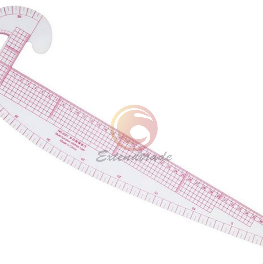 1PCS NEW 3IN1 Plastic Linear ruler straight ruler Design