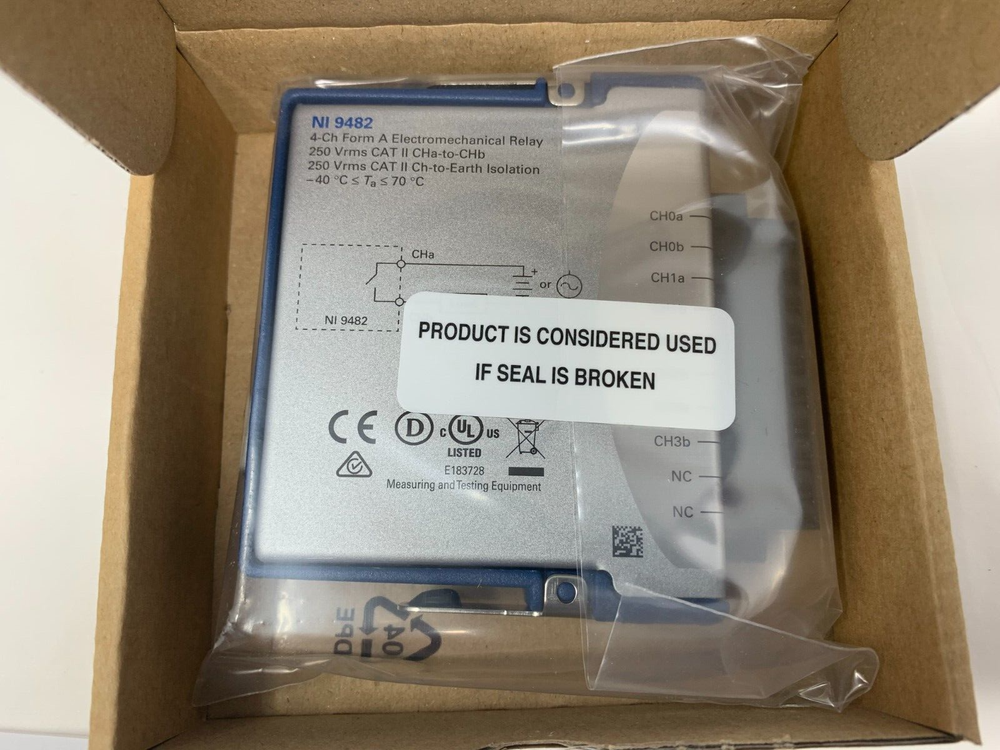 National Instruments 783906-01 CompactDAQ/RIO Electromechanical Relay Module NEW