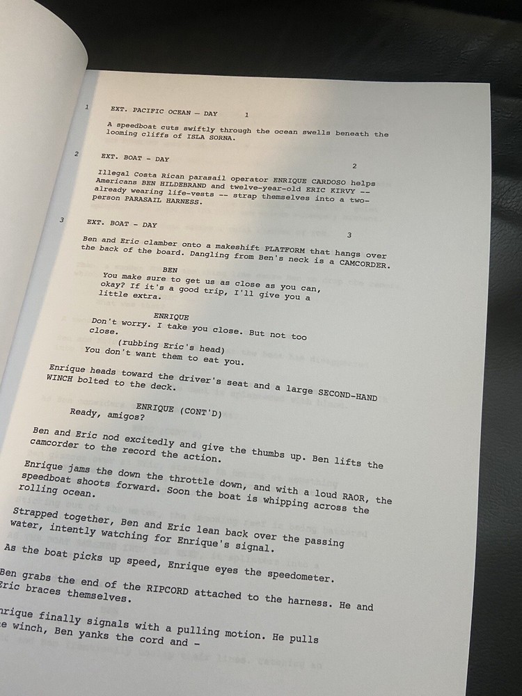 Universal THE JURASSIC PARK TRILOGY Rare Script SCREENPLAY SET Collection