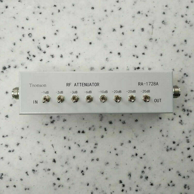 1PC  for Ham Radio Transmitter 0- 82DB VARIABLE/ STEP ATTENUATOR 50 OHM