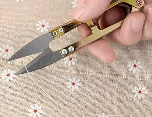 5-Piece Embroidery Sewing Snips - Thread Cutter Scissors, Yarn & Thrum Nippers