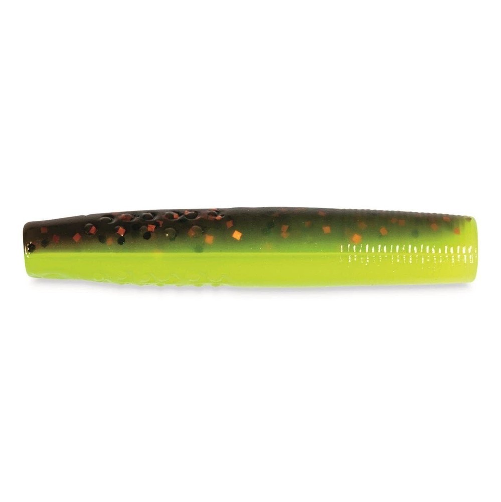 Z-MAN Micro TRD Stickbaits, 8 Pack, Green Pumpkin, 1.75"