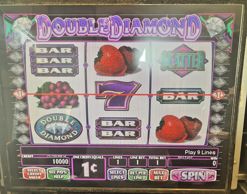 IGT DOUBLE DIAMOND NUDGE Software 3R 9 Pay Lines 45C