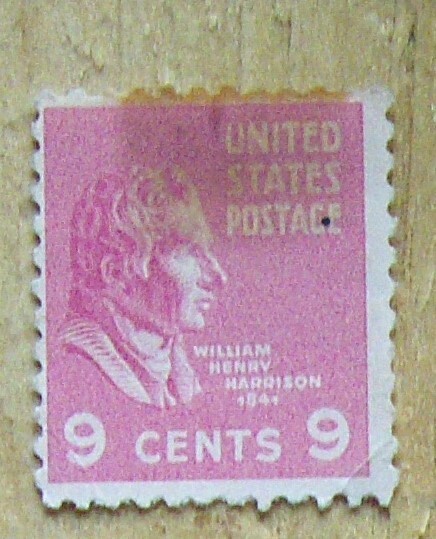 US  9¢ Stamp SC#814 HARRISON MH 1938.
