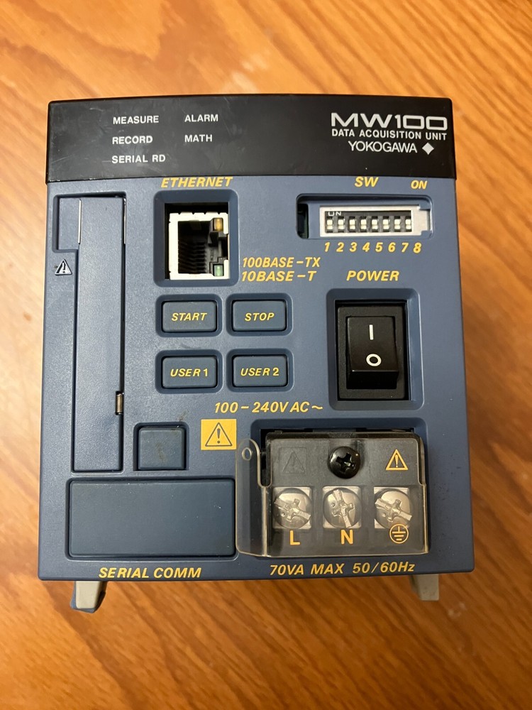 YOKOGAWA  DATA ACQUISITION UNIT MW100-E-1W SERIES S3  100-240VAC
