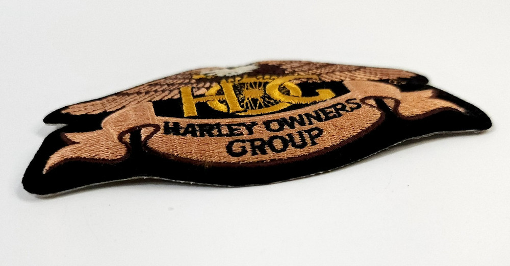 HARLEY-DAVIDSON Owners Group HOG Embroidered PATCH & Decal NOS