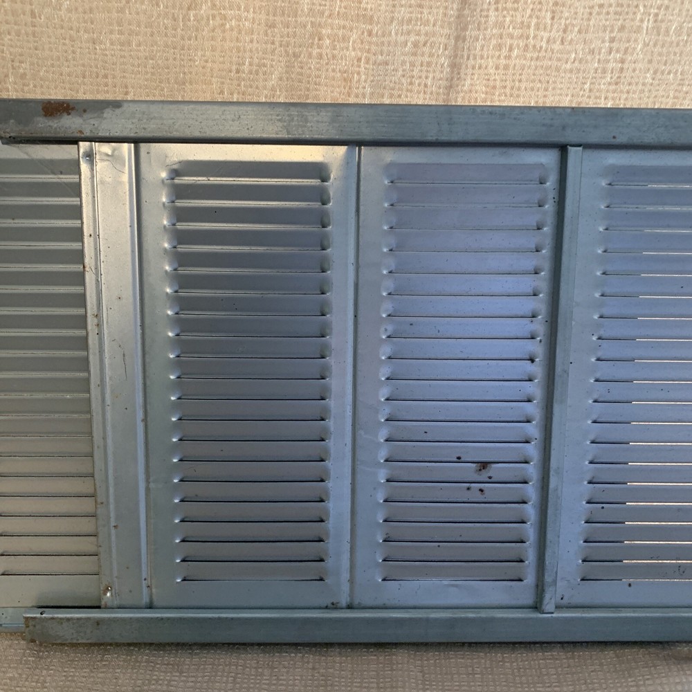 Vintage Sliding Metal Window Screen